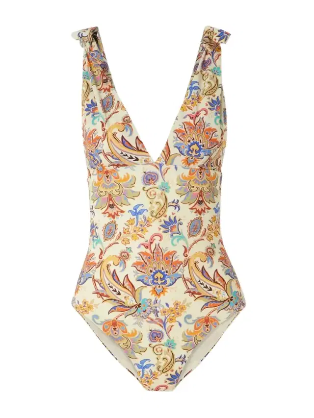 Paisley-print Swimsuit