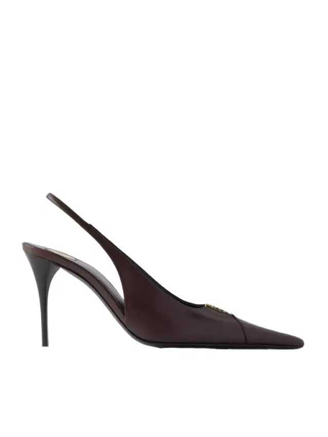 Babylone Leather Slingback Pumps