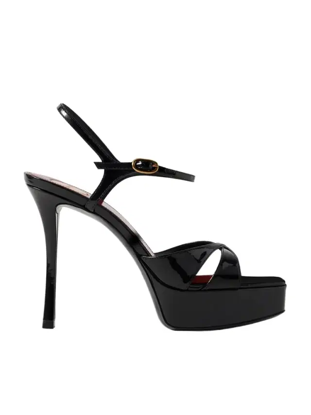 Debbie Patent-leather Platform Sandals