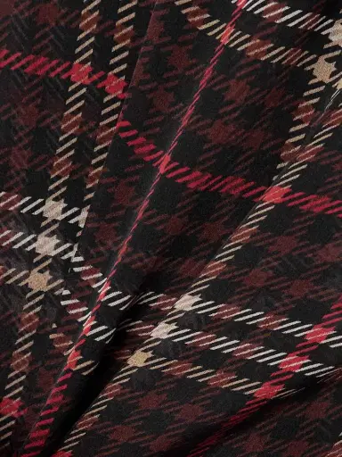 Saint Laurent Pussy-bow Checked Silk-chiffon Shirt | Thumbnail 5