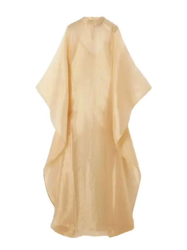 Sphinx Draped Metallic Organza Gown