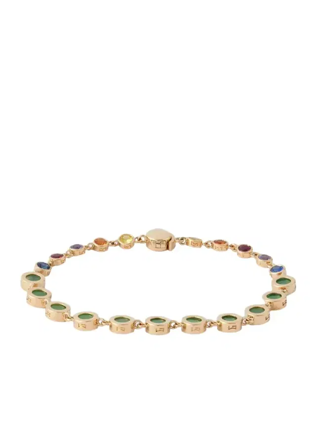 LUIS MORAIS 14-Karat Gold Multi-Stone Bracelet - Men