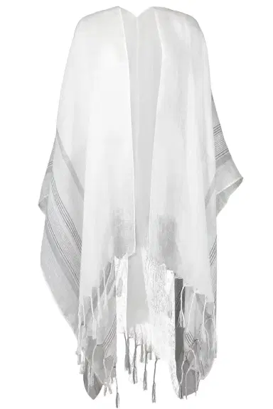 Brunello Cucinelli Long Lurex Poncho | Thumbnail 1
