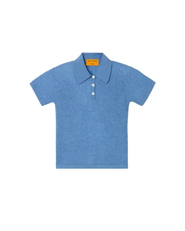 Guest In Residence Shrunken Polo - Denim Blue