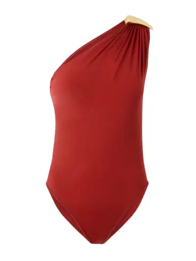 Bottega Veneta One-shoulder Embellished Swimsuit | Thumbnail 1
