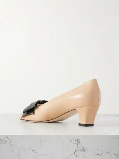 Valentino Garavani Bowow 45 Bow-embellished Leather Pumps | Thumbnail 3 Valentino Garavani Bowow 45 Bow-embellished Leather Pumps | Thumbnail 3