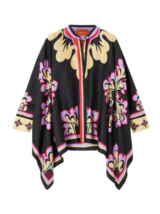 La DoubleJ Printed Silk-twill Shirt