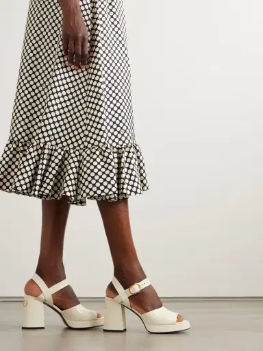 Valentino Garavani Fawcette Patent-leather Platform Sandals | Thumbnail 2 Valentino Garavani Fawcette Patent-leather Platform Sandals | Thumbnail 2