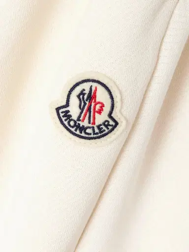 Moncler Appliquéd Cotton-blend Jersey Sweatpants | Thumbnail 4