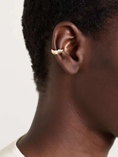 Mizuki 14-karat Gold, Pearl And Diamond Ear Cuff | Thumbnail 4 Mizuki 14-karat Gold, Pearl And Diamond Ear Cuff | Thumbnail 4