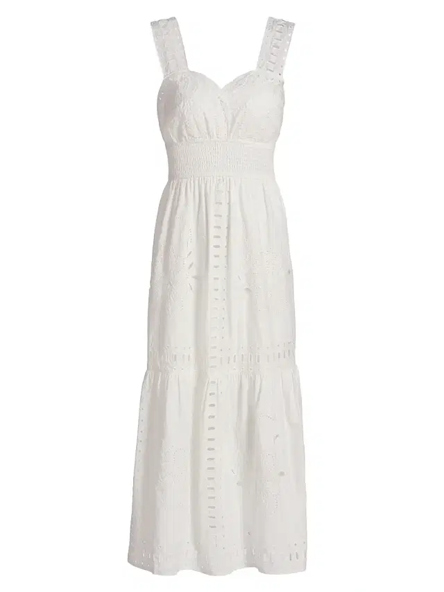 Rails Women's Fawn Cotton Sleeveless Midi-Dress - White