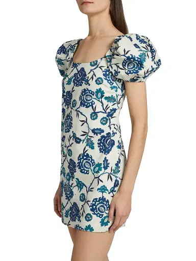 Misa Los Angeles Women's Analie Floral Minidress - Poplin - Size Large | Thumbnail 4