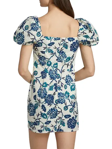 Misa Los Angeles Women's Analie Floral Minidress - Poplin - Size Large | Thumbnail 5