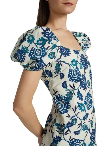 Misa Los Angeles Women's Analie Floral Minidress - Poplin - Size Large | Thumbnail 6