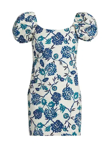 Misa Los Angeles Women's Analie Floral Minidress - Poplin - Size Large | Thumbnail 1