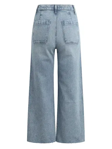 Favorite Daughter Women's Mischa Super High-Rise Wide-Leg Crop Jeans - Santa Barbara - Size 24 | Thumbnail 3 Favorite Daughter Women's Mischa Super High-Rise Wide-Leg Crop Jeans - Santa Barbara - Size 24 | Thumbnail 3