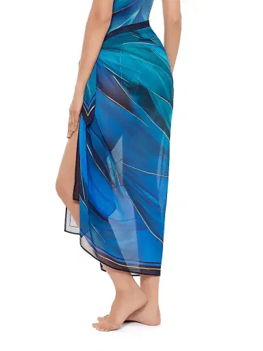 Miraclesuit Swim Women's Maldiva Printed Georgette Pareo | Thumbnail 4 Miraclesuit Swim Women's Maldiva Printed Georgette Pareo | Thumbnail 4