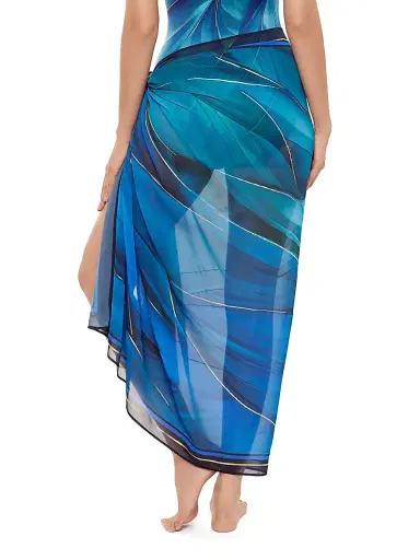 Miraclesuit Swim Women's Maldiva Printed Georgette Pareo | Thumbnail 5 Miraclesuit Swim Women's Maldiva Printed Georgette Pareo | Thumbnail 5