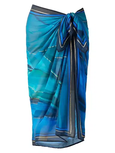 Miraclesuit Swim Women's Maldiva Printed Georgette Pareo | Thumbnail 1 Miraclesuit Swim Women's Maldiva Printed Georgette Pareo | Thumbnail 1
