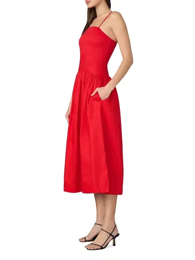 Joe's Jeans Women's The Mara Midi Dress | Thumbnail 4 Joe's Jeans Women's The Mara Midi Dress | Thumbnail 4