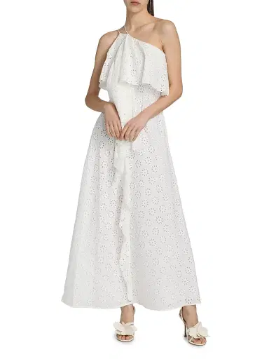 Staud Women's Isa Eyelet Maxi Dress | Thumbnail 2