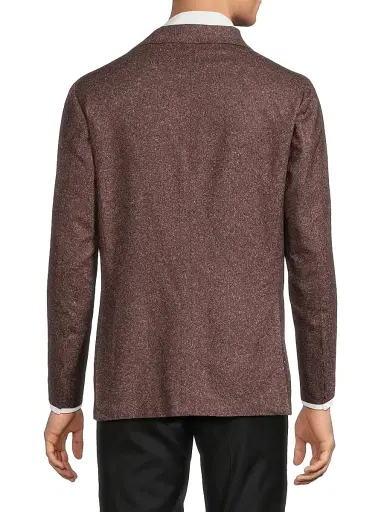 Sartorio Napoli Men's Wool-Silk Single-Breasted Jacket | Thumbnail 5