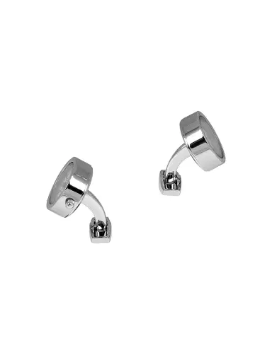 Tateossian Men's Mother-of-Pearl & Stainless Steel Guilloche Watch Cufflinks - Silver | Thumbnail 2 Tateossian Men's Mother-of-Pearl & Stainless Steel Guilloche Watch Cufflinks - Silver | Thumbnail 2