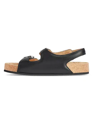 Balenciaga Men's I Scholl Flat Sandals - Black - Size 12 | Thumbnail 3 Balenciaga Men's I Scholl Flat Sandals - Black - Size 12 | Thumbnail 3