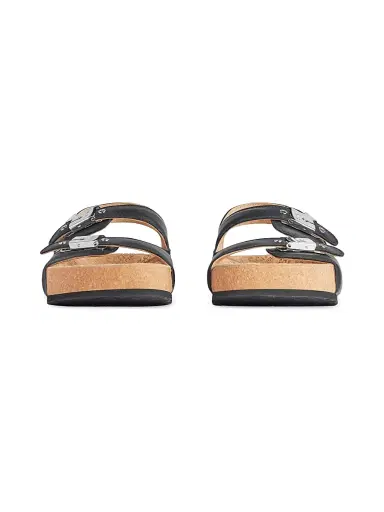 Balenciaga Men's I Scholl Flat Sandals - Black - Size 12 | Thumbnail 4 Balenciaga Men's I Scholl Flat Sandals - Black - Size 12 | Thumbnail 4