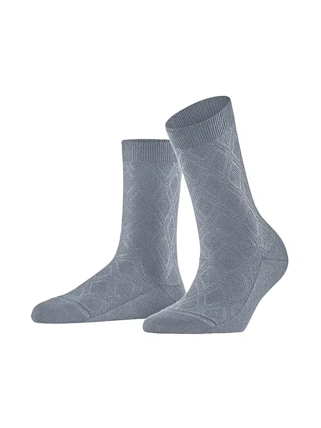 FALKE Women's New Prep Cotton-Blend Crew Socks