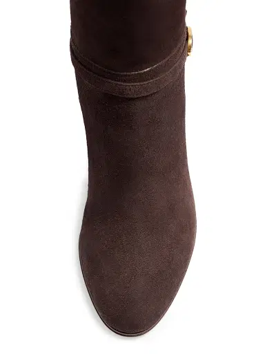 Valentino Garavani Women's Pattie Crust 75MM Leather Boots - Brown - Size 10.5 | Thumbnail 3 Valentino Garavani Women's Pattie Crust 75MM Leather Boots - Brown - Size 10.5 | Thumbnail 3