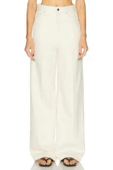 TOTEME High Waisted Wide Leg | Thumbnail 1 TOTEME High Waisted Wide Leg | Thumbnail 1