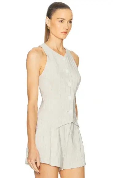 Matthew Bruch Linen Vest | Thumbnail 2