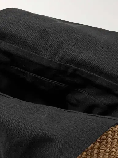 MUUÑ Zorro Leather-trimmed Woven Straw Tote | Thumbnail 5 MUUÑ Zorro Leather-trimmed Woven Straw Tote | Thumbnail 5