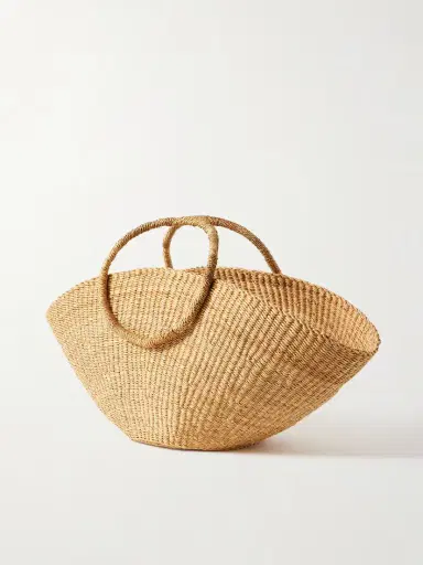 MUUÑ Luna Woven Straw Tote | Thumbnail 3