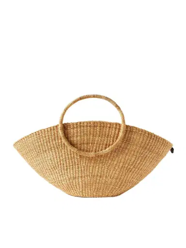 MUUÑ Luna Woven Straw Tote | Thumbnail 1
