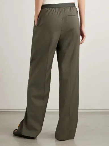 Loewe Pleated Wool Straight-leg Pants | Thumbnail 3 Loewe Pleated Wool Straight-leg Pants | Thumbnail 3
