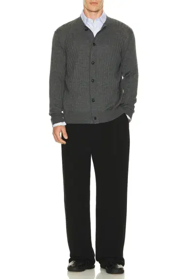 Bottega Veneta Wool Rib Cardigan | Thumbnail 4 Bottega Veneta Wool Rib Cardigan | Thumbnail 4