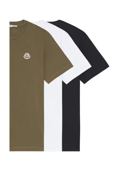 Moncler Short Sleeve Tee 3 Pack | Thumbnail 1 Moncler Short Sleeve Tee 3 Pack | Thumbnail 1