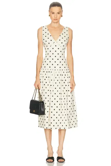 L'Academie Polina Midi Dress | Thumbnail 3