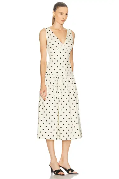 L'Academie Polina Midi Dress | Thumbnail 4