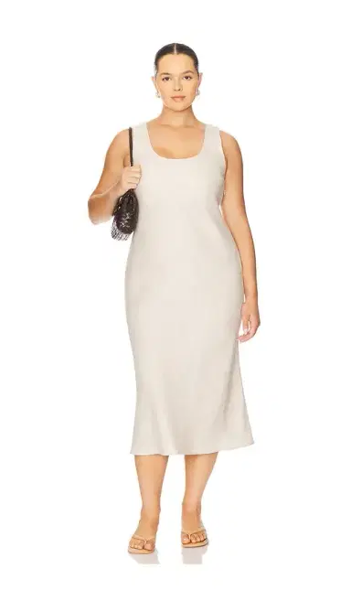 L'Academie Eula Linen Midi Dress | Thumbnail 2 L'Academie Eula Linen Midi Dress | Thumbnail 2