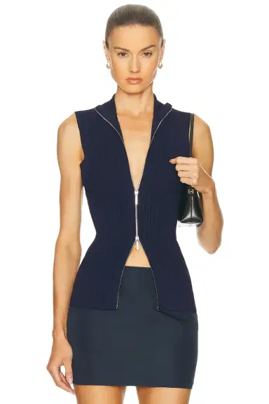 EAVES Carolyn Knit Vest | Thumbnail 3 EAVES Carolyn Knit Vest | Thumbnail 3