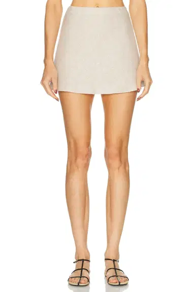 L'Academie Eula Linen Mini Skirt | Thumbnail 3