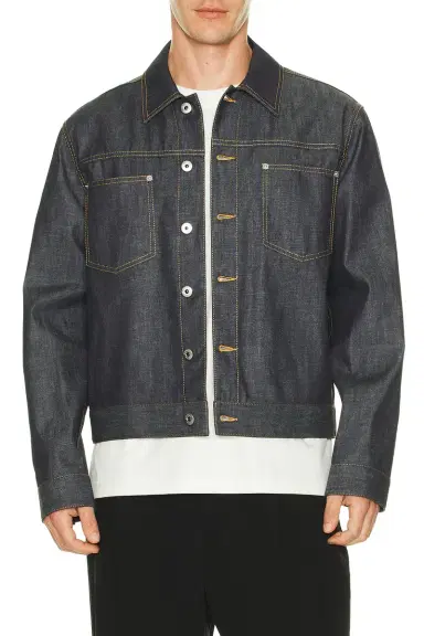 Bottega Veneta Indigo Wash Light Denim Jacket | Thumbnail 3