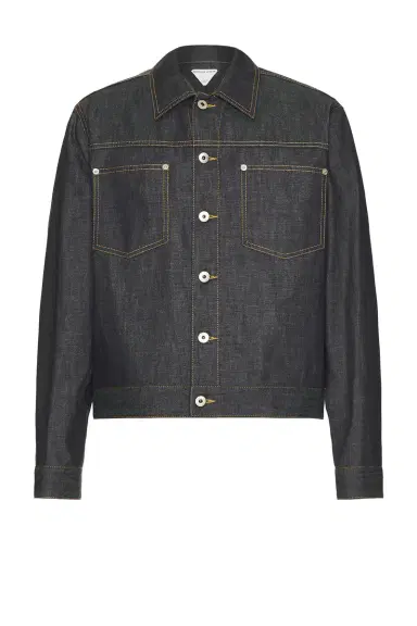 Bottega Veneta Indigo Wash Light Denim Jacket | Thumbnail 1