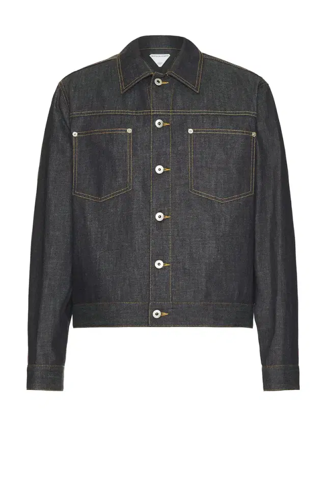 Bottega Veneta Indigo Wash Light Denim Jacket