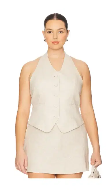 L'Academie Uma Linen Top | Thumbnail 2