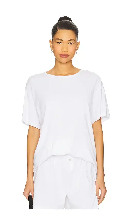 DONNI. Pointelle Oversized Tee