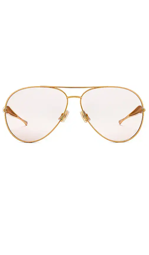 Bottega Veneta Sardine Aviator Sunglasses